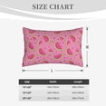 thumbnail image 4 of Daiia Watermelon Bedding Waterproof Pillow Protector Zippered Queen – Bed Bug Proof Pillow Encasement-20"x30", 4 of 6