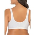 thumbnail image 3 of Fruit of The Loom Women's Comfort Front Close Cotton Sports Bra, 2 Pack, 3 of 4