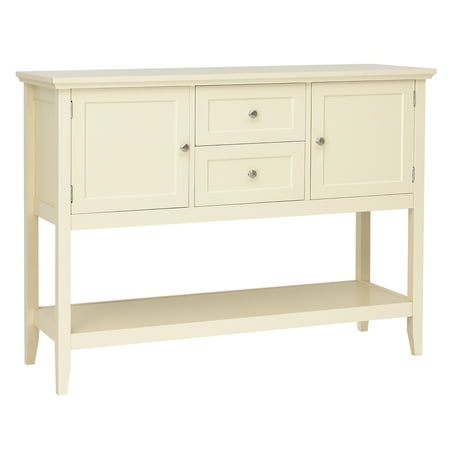Costway Sideboard Buffet Table Wooden Console W Drawers Cabinets Beige Canada Costway Sideboard Buffet Table Wooden, What Is The Difference Between A Sideboard And Console Table