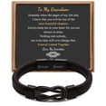 thumbnail image 1 of Pulsera de cuero de acero inoxidable para viajeros lovemyson pulsera de acero inoxidable negra con succión magnética para hombre, 1 of 6
