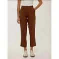 thumbnail image 2 of High Waist Pleated Pipe Leg Pants, 2 of 5
