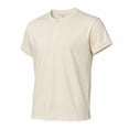 thumbnail image 1 of Playera Henley George para Hombre Manga Corta Crema Talla EG, 1 of 4
