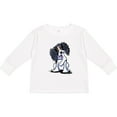 thumbnail image 3 of Inktastic Tri Color King Charles Spaniel Boys or Girls Long Sleeve Toddler T-Shirt, 3 of 5