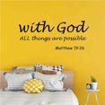thumbnail image 2 of Baohd Removable Modern Letters Proverbs Bible Verse Wall Art Stickers Wall Decal Home Decor, 2 of 6