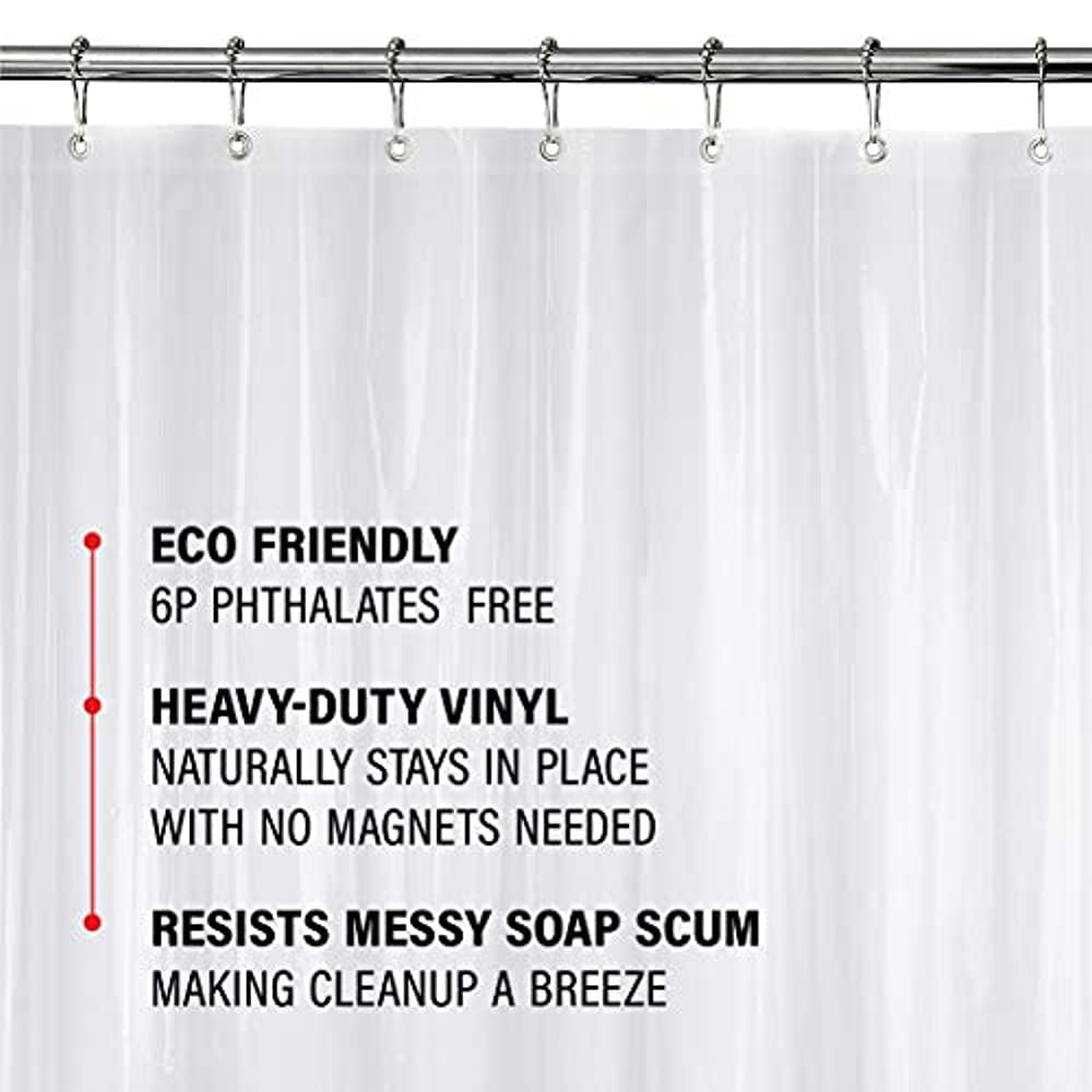 EPICA Strongest Mildew Resistant Shower Curtain Liner on The Market-100% Anti... 