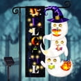 thumbnail image 1 of Bandera de jardín iluminada FLAGMESAGE Halloween Ghost, 30 x 45 cm, 1 of 7