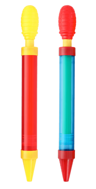 4 Piece 11 inches H2O Blasters Mini Water Squirters Assorted Colors Good for Summer Activities Outdoor Pool Swimming Water Game Play Toys (Color May Vary)