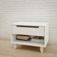 thumbnail image 5 of Nexera Modern 1 Drawer Bedroom Nightstand, White Finish, 5 of 37