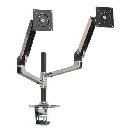 ergotron 45 248 026 lx dual stacking arm desk mount extends lcds