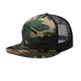 thumbnail image 1 of MesaSe Fashion 2 Color Mesh Adjustable Snapback Sun Hat Flat Brim Unisex Baseball Cap, 1 of 8