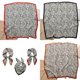 thumbnail image 2 of French Silk Scarf with Camellia Flower Pattern Multipurpose Neck Wrap Square Shawl Bag Band for Women Dresses Red, 2 of 4