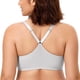 thumbnail image 3 of Bra CALVENA para mujer, cierre frontal con espalda cruzada, cobertura total, 3 of 6
