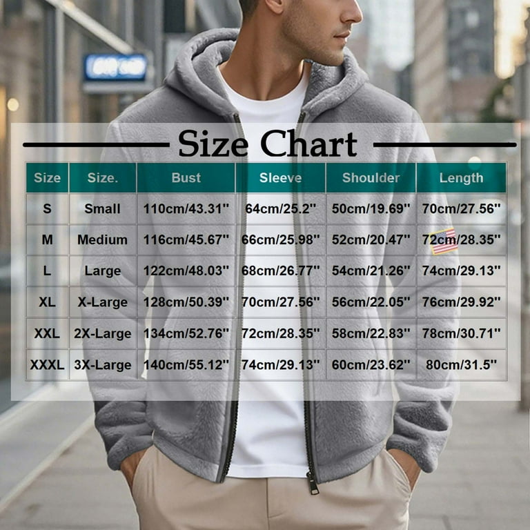 Lovzfmll Reversible Hoodie for Men, Double Sided Fleece, Solid