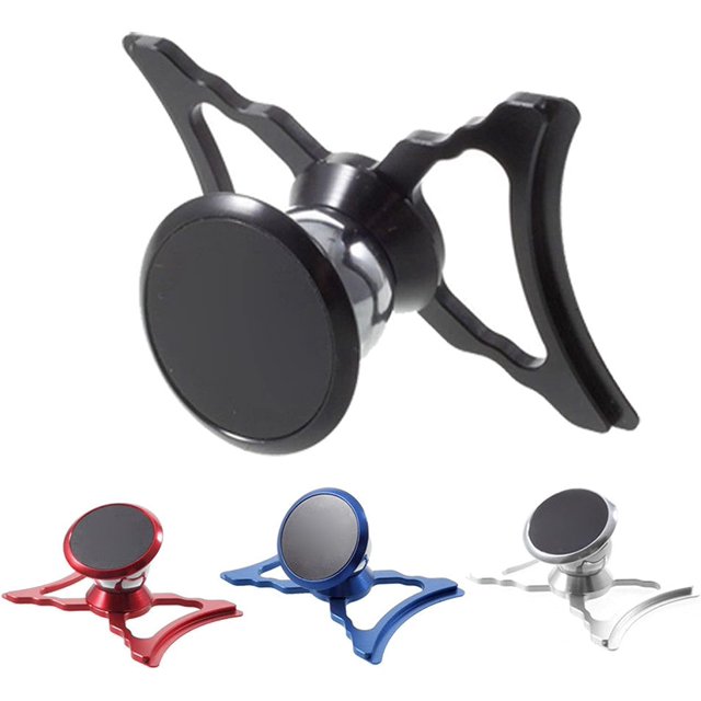 Soporte para teléfono negro para salida de aire de coche Audi A3 / S3 - Giratorio 360 grados - Soporte magnético para teléfono móvil Rojo Verde