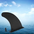 thumbnail image 1 of Surf Board Center Fin, Black Attachment Paddle PVC Surfboard Center Stabilizer Surfing SUP Fin 9in  For Longboard For Paddleboard, 1 of 8