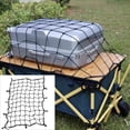 thumbnail image 1 of Suncoda Luggage Rack Net, Car Luggage Rack Mesh Car All Terrain Vehicle Van Mesh Cover Mesh Rope Roof Luggage Fixed Stretch Mesh Suitable for Many Vehicles 150X165cm, 1 of 7