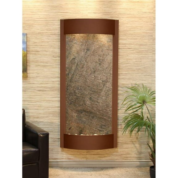 Adagio PWA3712 Pacifica Waters Woodland Brown Green Featherstone Wall Fountain