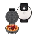 thumbnail image 1 of Hukën x MasterChef | Wafflera Belga Eléctrica Flash Cook+ Redonda | Perilla de Temperatura Ajustable | Diseño Compacto | Luces de Encendido y Listo | Antiadherente de Al, 1 of 12