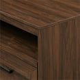 thumbnail image 2 of Pemberly Row 42" Wood Secretary Desk Sideboard with 2-Drawer - Dark Walnut, 2 of 8