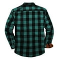 thumbnail image 2 of SPEEDRUN Men's Flannel Shirts Cotton Long Sleeve Shirt Casual Button Down Shirts with 2 Pockets, 2 of 8