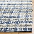 thumbnail image 3 of SAFAVIEH Montauk Candelario Striped Cotton Area Rug, Blue/Multi, 6' x 6' Square, 3 of 6