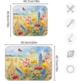 thumbnail image 3 of FREEAMG Dish Drying Mat Rustic Flowers Absorbent Dry Mats for Dishes Draining Pad for Kitchen Countertop 18" x 24", 3 of 7