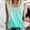 Mint Green, variant on Basic Tank Tops For Women Sevevn Women's Fashion Summer Printed Round-Neck Sleeveless Tank Top Loose Tank Tops For Women