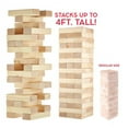 thumbnail image 3 of Brybelly SOUT-510 Giant Teetering Tower Yard Game, 3 of 6
