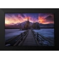 thumbnail image 2 of F. Turienzo, Carlos 14x11 Black Modern Framed Museum Art Print Titled - Pyramid Lake, 2 of 5