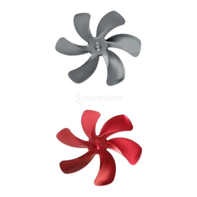2 uds., ventidores Firepalce, cuchils de repuesto, estufa, ventidor para quemar troncos de , 6 cuchils perfecl ventilador de chimenea alimentado por calor