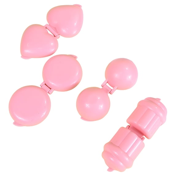ACDANC 4 Pcs Round Cake Popping Mold Shapes Press Set,Baking Tools Accessories for Home Baking,Birthday Parties,And Wedding Desserts,Diy Sushi and Candy Molds