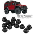 thumbnail image 4 of 12PCS NonSlip Lock Nut for RC Car, 4mm Metal Chain Wheel Nut with Nylon Lining, for Axial Tra Xxas TR X4 TR X6 SCX10 1 10 Scale Remote Control Cars, 4 of 7