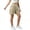 #01 Khaki 【Mix, Match & Rotate: Stock Up on Daily Colors】, variant on Women's Casual Loose Fit Shorts with Pockets, Elastic Waist Drawstring Comfortable Soft Fabric, Solid Button Fly, Summer Beach Outdoor Lounge, Womens | VerBelle,Khaki L