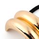 thumbnail image 2 of Corbata Pelo Metal Con Doble Coleta para El Mujer (dorado), 2 of 4