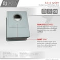 thumbnail image 2 of Stylish Undermount 14" Stainless Steel Single Bowl Kitchen Sink with Grid & Strainer S-310G, 2 of 12