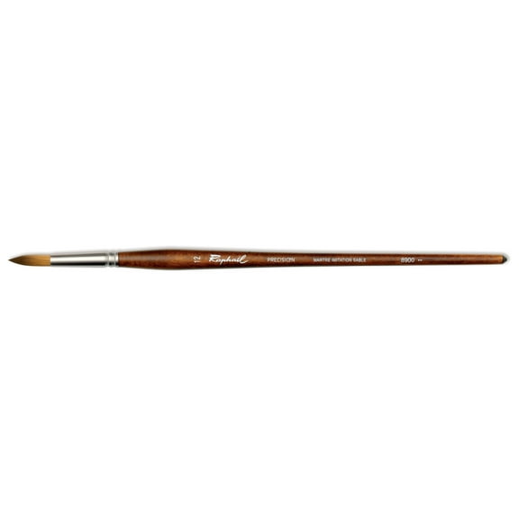 Raphael Precision Long Handle Brush, Round, 12