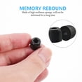 thumbnail image 4 of Shisuyan 10PCS Nozzle Fit Earbuds Replacement Tips Black High Resilience Sponge, 4 of 8