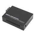 thumbnail image 4 of Convertidor de medios Gigabit Fast Ethernet monomodo dual SC 10 100 1000Base Tx RJ 45 Convertidor de medios de fibra para el hogar 100‑240V Enchufe estadounidense, 4 of 12