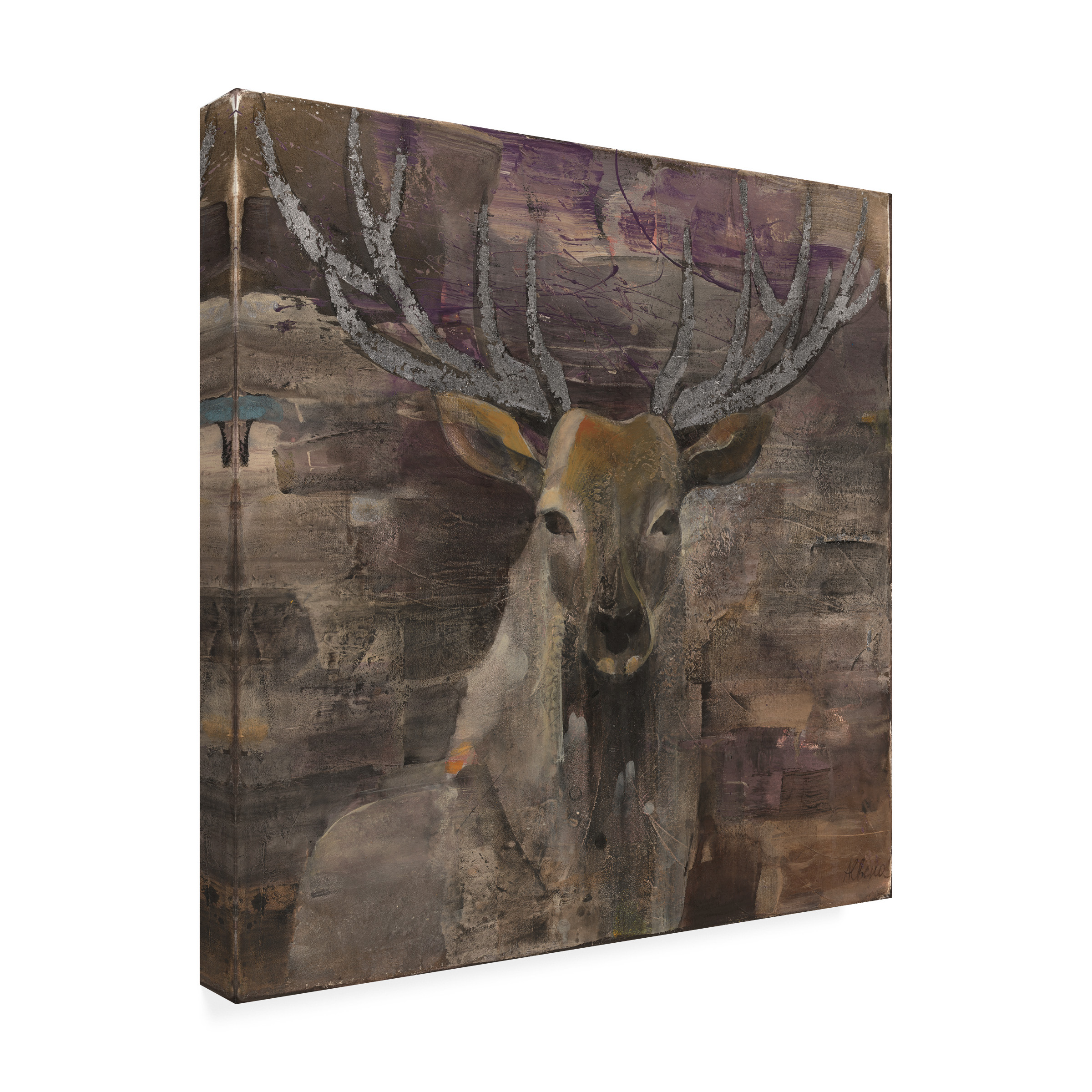 Trademark Fine Art 'The Leader Deer' Canvas Art by Albena Hristova