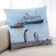 thumbnail image 1 of Ahgly Company Animals Penguin Coussin d'Intérieur, 18 Pouces par 18 Pouces, 1 of 6