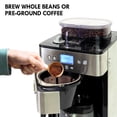 thumbnail image 7 of Kenmore Elite Grind and Brew Coffee Maker w/ Burr Grinder, 12 Cup Programmable Automatic Timer Brew Coffee Machine, Air-Tight Bean Hopper, Grind Size and Brew Strength Selectors, Stainless Steel, 7 of 7