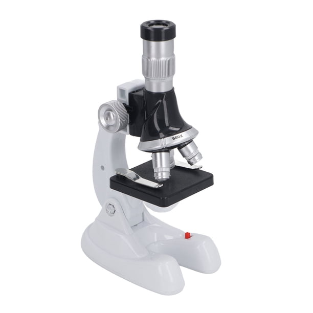 Kit De Microscopio Para Niños, Microscopio Científico 100X 600X 1200X Claro E Intuitivo Para La Enseñanza De Experimentos