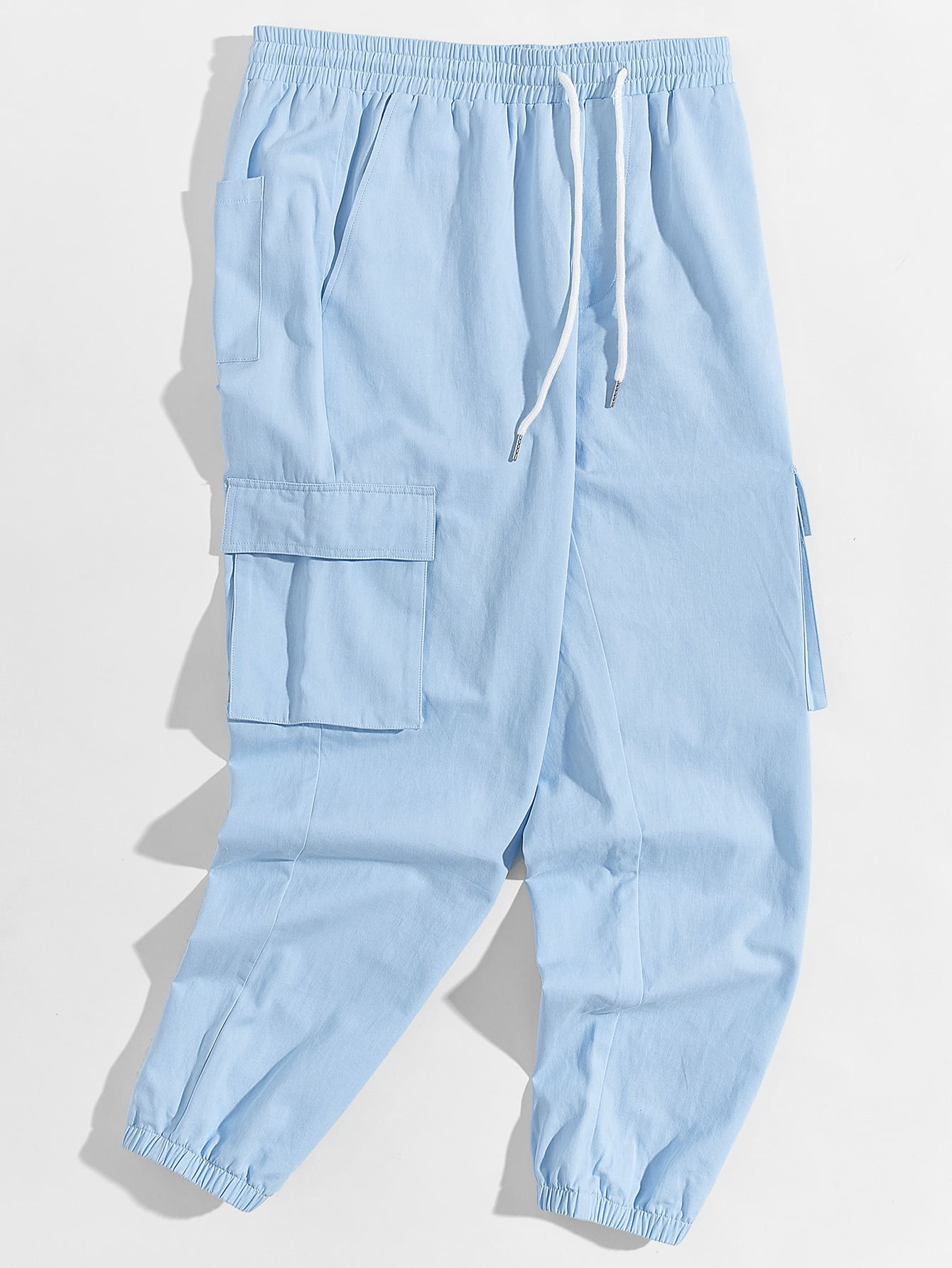 baby blue cargo pants mens