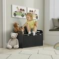 thumbnail image 7 of Evolur Playthings Storage Bench, Matte Black, 7 of 7
