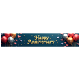 thumbnail image 3 of Happy Anniversary Backdrop Party Props Balloon Decorations Celebration Banner Photography Background Wedding Supplies, 3 of 4