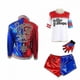 thumbnail image 1 of Chica adulta Niños Harley Quinn Disfraz de Halloween Suicide Squad Vestidos de lujo WAdult120cm (5-6 años), 1 of 1