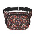 thumbnail image 1 of Disketp Winter Holiday Christmas Riñonera de Doble Capa, Bolsa de Cintura Ajustable para Viajes, Correr y Senderismo, Riñonera Ligera para Hombre y Mujer, 1 of 9