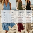 thumbnail image 3 of Levmjia Womens V Neck Maxi Dress With Pockets A Line Flowy Ruffle Hem Sleeveless Casual Long Dress Lightweight Solid Color Summer Sundress Beach Daily Wear, 3 of 7