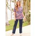 thumbnail image 3 of Catherines Women's Plus Size Suprema Ultra-Soft Scoopneck Tee, 3 of 6