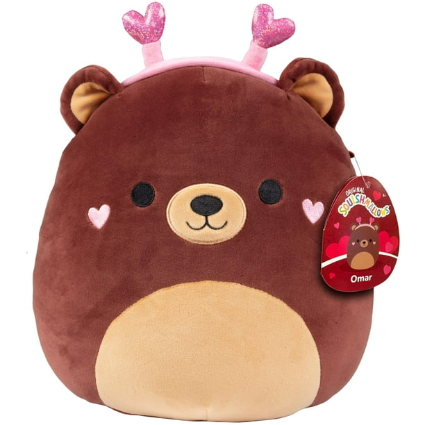 Malvaviscos de peluche Omar The Bear, 25 cm, suaves y abrazables